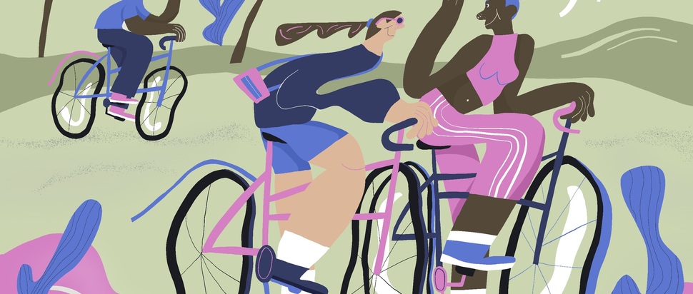 Cycling Illustration